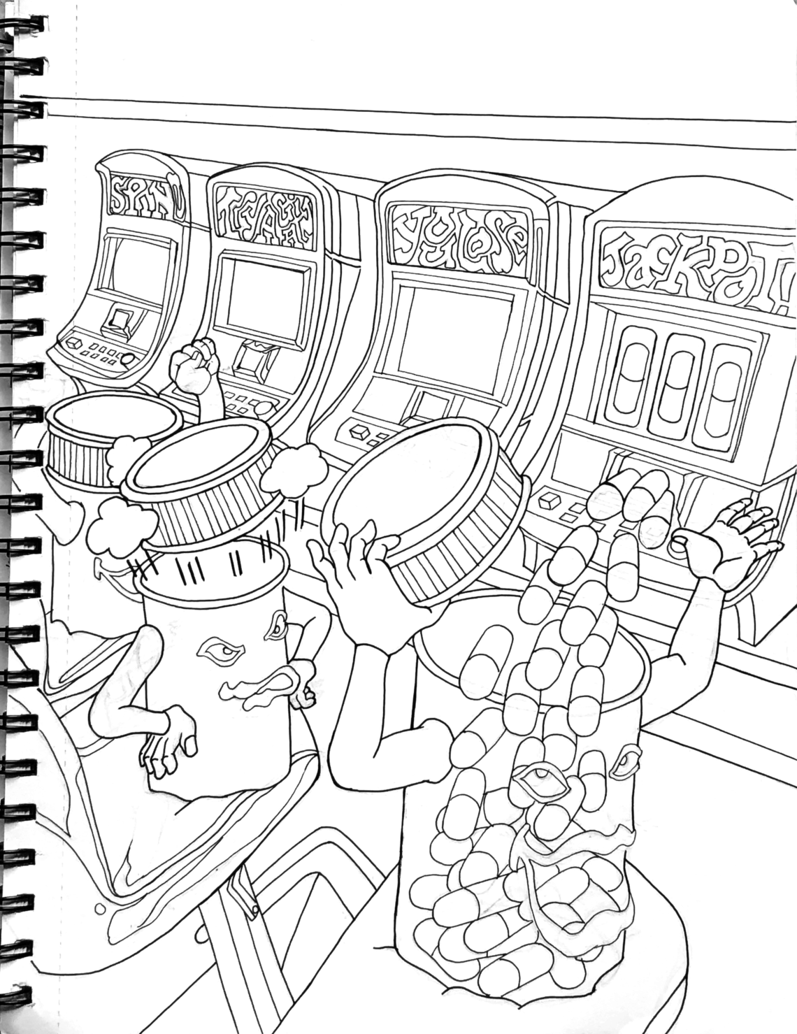 final pill refill sketch image