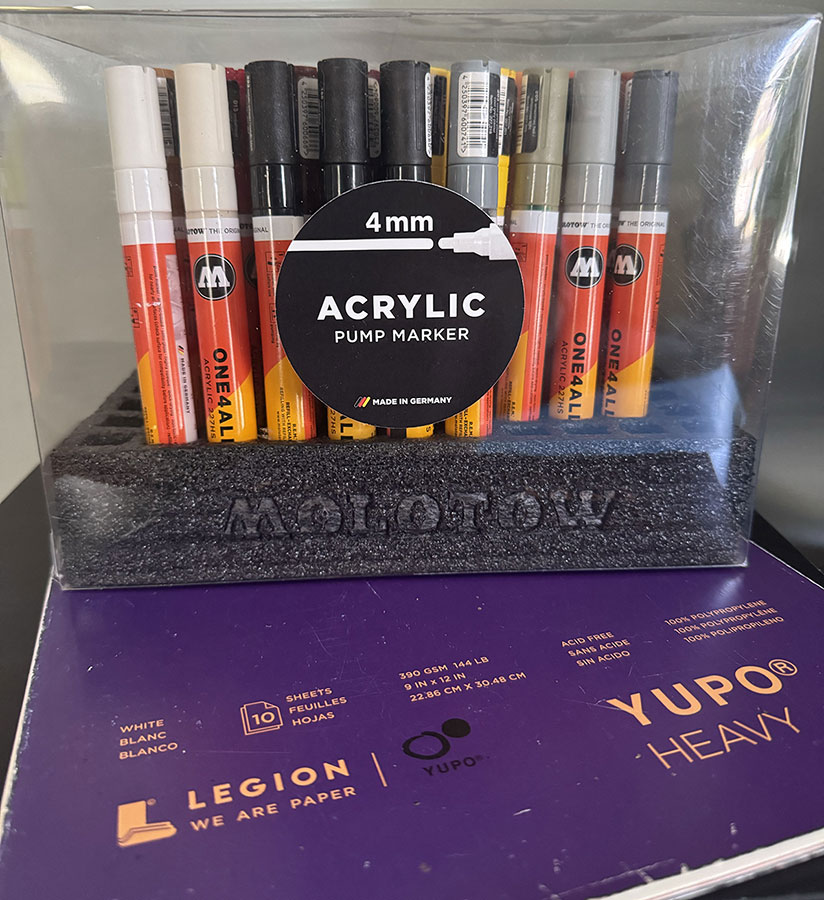 Molotow Markers & Yupo Heavy Paper